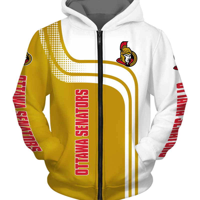 Ottawa Senators Hoodie Zip Hoodie Pullover Gift for Fans - Image 2