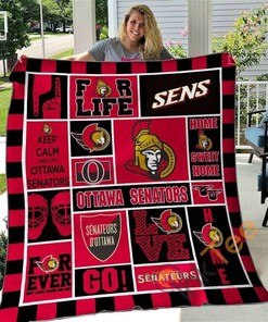 Ottawa Senators V1 Quilt Blanket Bedding Set