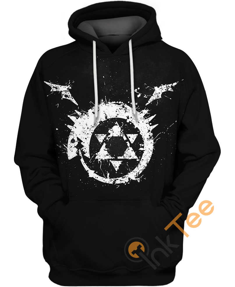 Ouroboros Fullmetal Alchemist Hoodie 3D - Bluefink, image size:807x985
