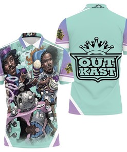 Outkast In Wonderland Graffiti Polo Shirt All Over Print Shirt 3d T-shirt