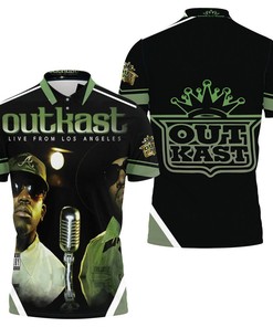 Outkast Live From Los Angeles 3D All Over Print Polo Shirt