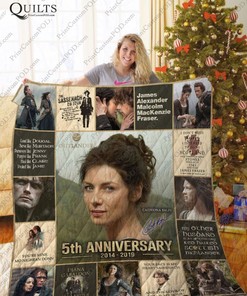 Outlander 5th Anniversary Quilt Blanket Bedding Set