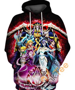 Overlord All Characters Hoodie 3D