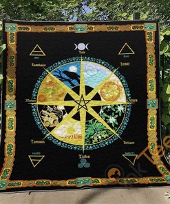 Pagan Calendar Quilt Blanket Bedding Set