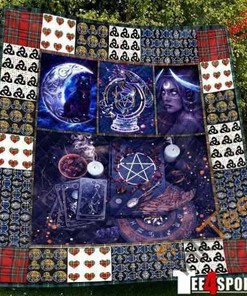Paganism Witch Magic Pagan 3D Quilt Blanket Bedding Set