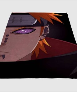 Pain Naruto Sherpa Fleece Blanket Gifts for Family, for Couple