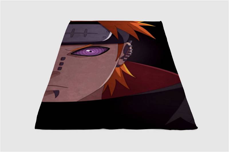 Pain Naruto Sherpa Fleece Blanket Gifts for Family, for Couple