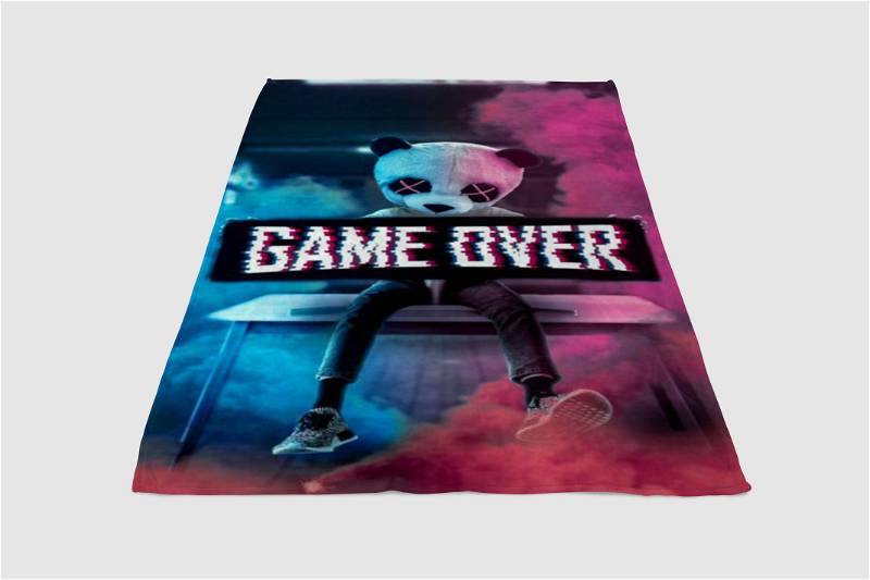 Panda Backgrounds Sherpa Fleece Blanket Gifts for Family, for Couple