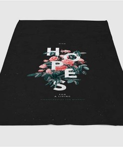 Panic At The Disco Wallpaper Pray Sherpa Fleece Blanket Gifts for Family, for Couple