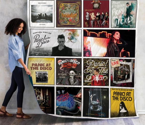 Panic! at the Disco Quilt Blanket Bedding Set for Home Décor