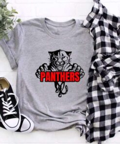 Panthers Football Basketball T-Shirt