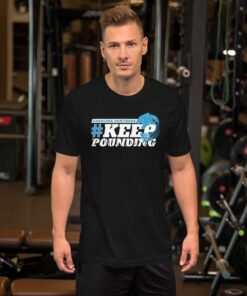 Panthers Football Keep Pounding Unisex T-Shirt
