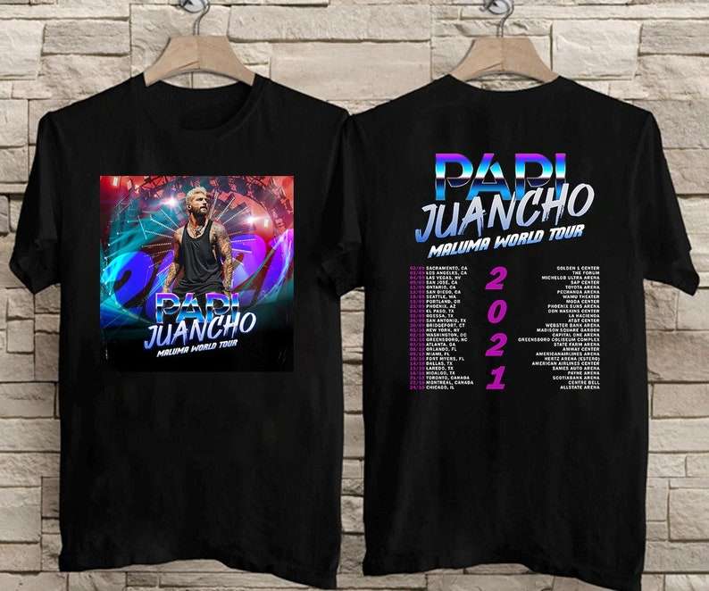 Papi Juancho Maluma 2021 World Tour T-Shirts