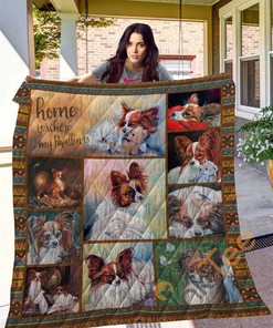 Papillon 10 Quilt Blanket Bedding Set