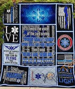 Paramedic Quilt Blanket Bedding Set