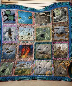Paratrooper Is The Best Quilt Blanket Bedding Set