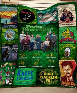 Parks and Recreation Anniversary Quilt Blanket Bedding Set