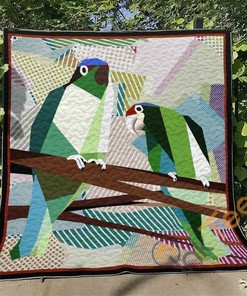 Parrot Quilt Blanket Bedding Set With Pillowcase Option