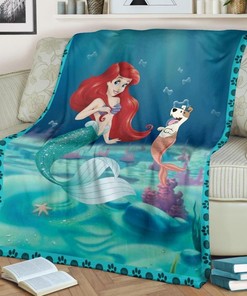 Parson Russell Dog Lovers And Mermaid Fleece Blanket Gift For Fan, Quilt Blanket Bedding Set Gift
