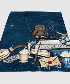 Party Of Harry Potter Sherpa Fleece Blanket Gifts for Family, for Couple