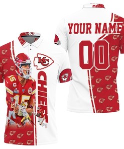 Patrick Mahomes 15 Kansas City Chiefs Best Player Super Bowl Nfl 2020 Championship 2 Personalized 3D All Over Print Polo Shirt
