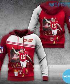 Patrick Mahomes Budweiser Hoodie 3D Beer Lovers Gift