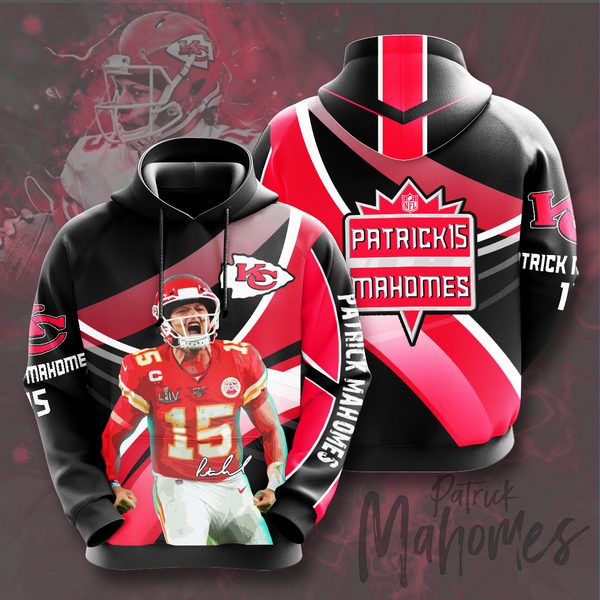 Patrick Mahomes MVP Kansas City Chiefs Showtime Men's Hooded Sweatshirt