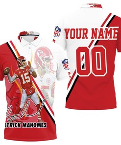 Patrick Mahomes Kansas City Chiefs Personalized 3D All Over Print Polo Shirt
