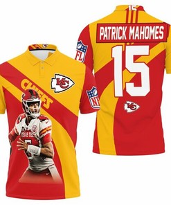Patrick Manohomes 15 Kansas City Chiefs Afc West Division Champions Super Bowl 2021 3D All Over Print Polo Shirt