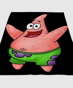 Patrick With White Background Sherpa Fleece Blanket Gifts for Family, for Couple