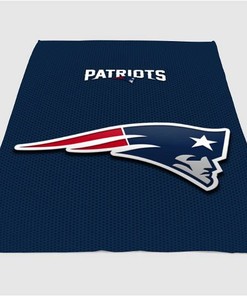 Patriots American Football Sherpa Fleece Blanket Gifts for Family, for Couple
