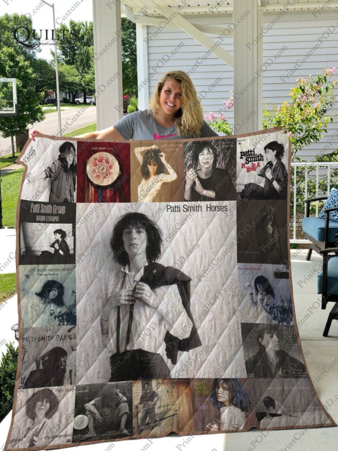 Patti Smith Albums Horses Quilt Blanket Bedding Set