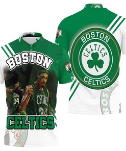 Paul Pierce 34 Boston Celtics 3D All Over Print Polo Shirt