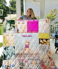 Paulina Rubio Quilt Blanket Bedding Set