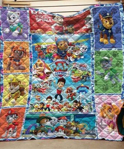 Paw Patrol Quilt Blanket Bedding Set With Pillowcase Option