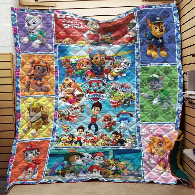 Paw Patrol Quilt Blanket Bedding Set With Pillowcase Option