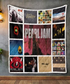 Pearl Jam Album Covers Quilt Blanket Bedding Set