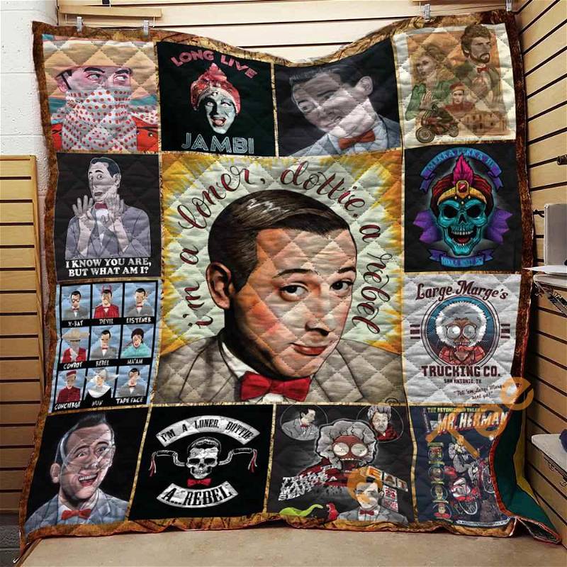 Peewee Inspired Quilt Blanket Bedding Set