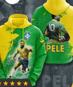 Pelé Legend Of Football Signature 3D Hoodie