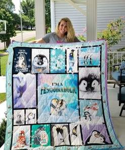 Penguinaholic I'm A Penguinaholic Quilt Blanket Bedding Set