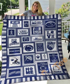 Penn State Nittany Lions 3 Quilt Blanket Bedding Set