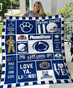 Penn State Nittany Lions Ncaa Quilt Blanket Bedding Set