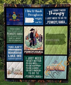 Pennsylvania V1 Quilt Blanket Bedding Set