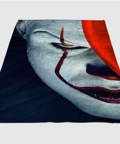 Pennywise Sherpa Fleece Blanket Gifts for Family, for Couple