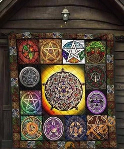 Pentacle Quilt Blanket Bedding Set