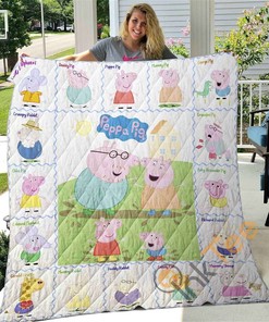Peppa Quilt Blanket Bedding Set