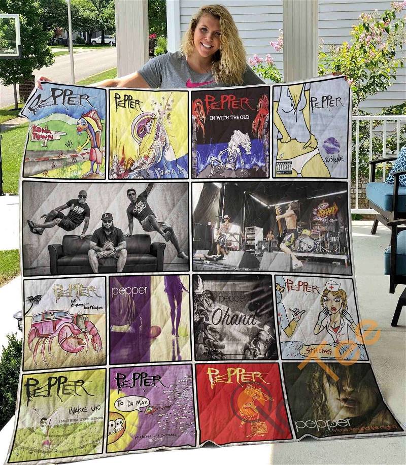 Pepper Rock Band Quilt Blanket Bedding Set