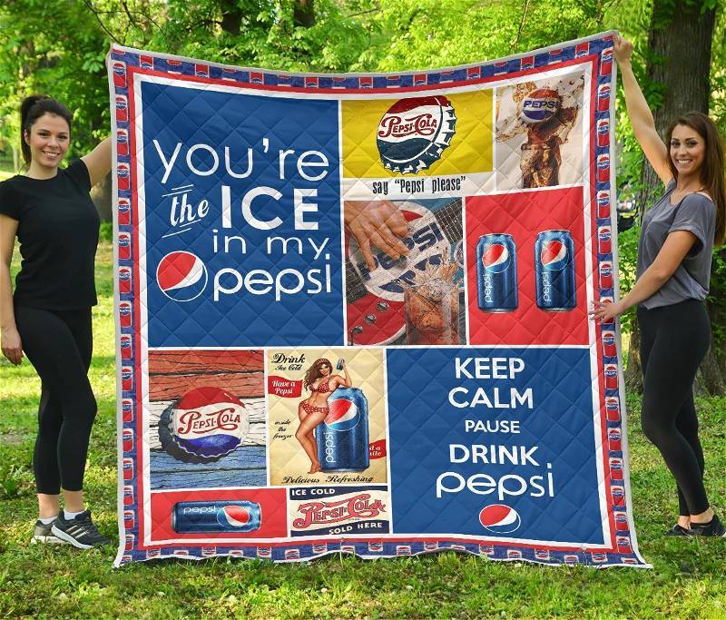 Pepsi Funny Gift For Soft Drink Lover Quilt