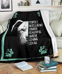 Perfect Pit Bull Sherpa Fleece Blanket Gifts for Dog Lovers