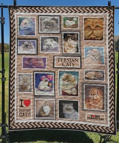 Persian Cats I Love My Persian Cat Quilt Blanket Bedding Set